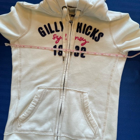Gilly Hicks - Cream Zippered Hoodie - EUC - Picture 5 of 7